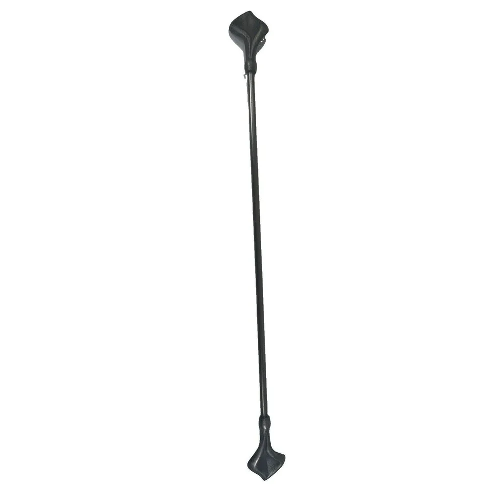 UMBRA Cast Metal Adjustable Width Curtain Rod Lily Floral Finial Floral